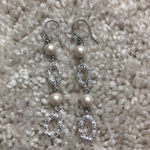 Silver earrings